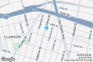 Map image of the property - 3238 Adeline St