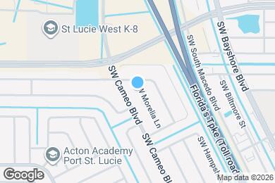 Map image of the property - 1618 SW Morelia Ln