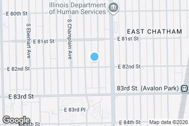 Map image of the property - 8152 S Evans 714-20 E 82nd Chicago, IL 60619