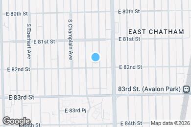 Map image of the property - 8152 S Evans