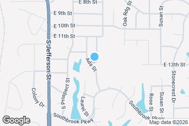 Map image of the property - 1207 Geneva St