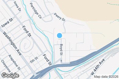 Map image of the property - 416 Boyd St