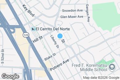 Map image of the property - 1729 Elm St