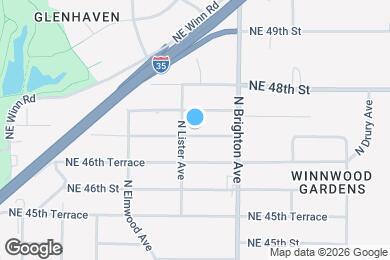 Map image of the property - 4808 NE 47th St