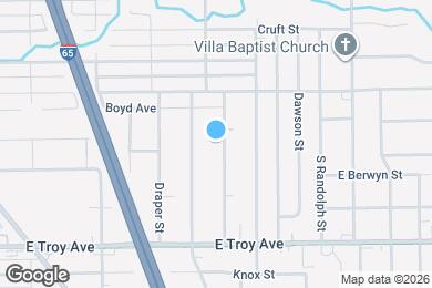 Map image of the property - 2838 Tindall St