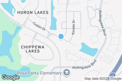 Map image of the property - 2733 Dawnlake Dr