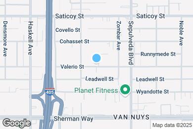 Map image of the property - 15419 Valerio St