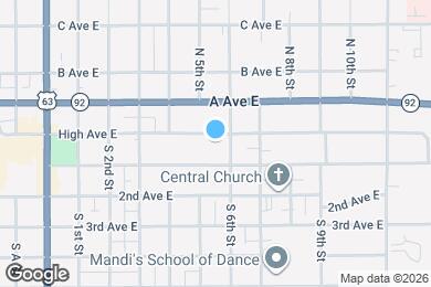 Map image of the property - 610 High Ave E