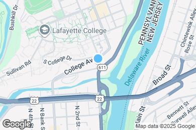 Map image of the property - 8 N Delaware Dr