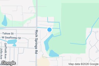 Map image of the property - 1951 Sunset Palm Dr