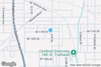 Map image of the property - 903 W 11th St