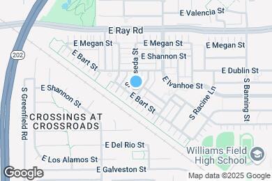 Map image of the property - 1778 S Roanoke St
