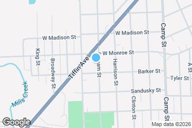 Map image of the property - 1017 Putnam St