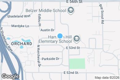 Map image of the property - 7387 E 54th St