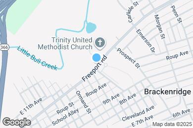 Map image of the property - 825 10th Ave