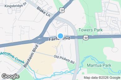 Map image of the property - 9455 Fairfax Blvd
