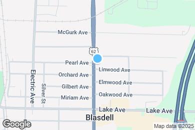 Map image of the property - 3648 S Park Ave