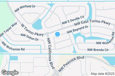 Map image of the property - 5996 NW Baynard Dr