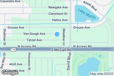Map image of the property - 12208 Tetzel Ave