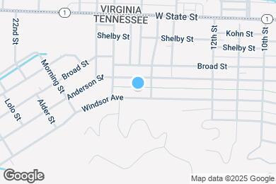 Map image of the property - 1419 Windsor Ave