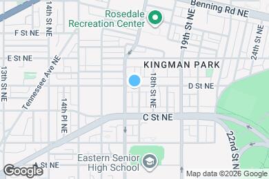 Map image of the property - 1713 D St NE