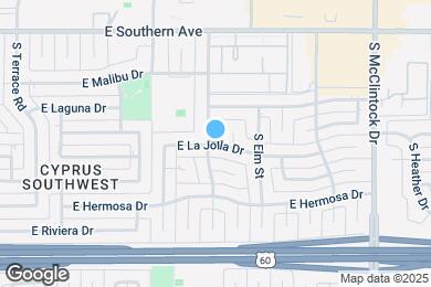 Map image of the property - 1404 La Jolla Dr