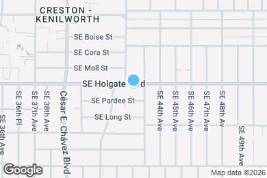 Map image of the property - 4222 SE Holgate Blvd