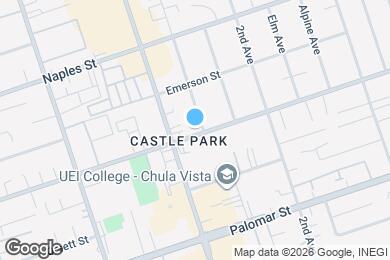 Map image of the property - 1196 Del Mar Ave