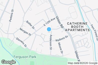 Map image of the property - 1415 Anderson St