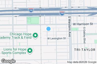 Map image of the property - 2535 W Flournoy St