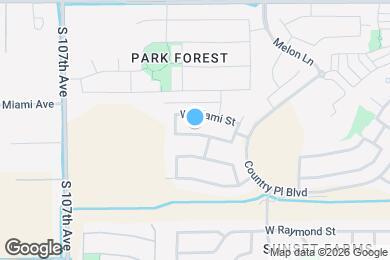 Map image of the property - 10410 W Pioneer St