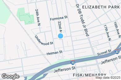 Map image of the property - 1417 22nd Ave N