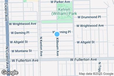 Map image of the property - 2515 N Kilbourn Ave