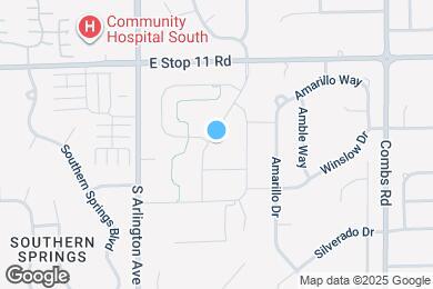 Map image of the property - 8105 Milender Blvd