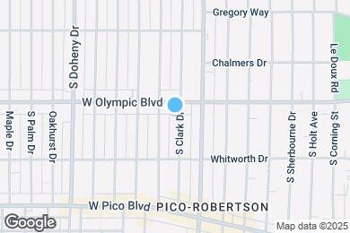 Map image of the property - 419 S Clark Dr