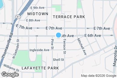 Map image of the property - 717 E 6th Ave