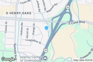 Map image of the property - Room in Condo on North O.Henry Boulevard