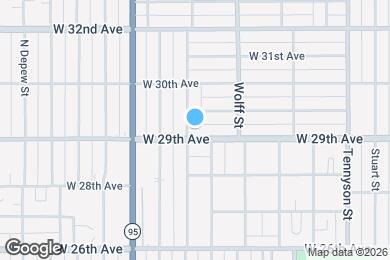 Map image of the property - 1800 Lawrence St