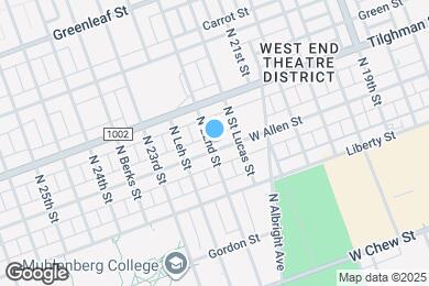 Map image of the property - 2149 W Allen St