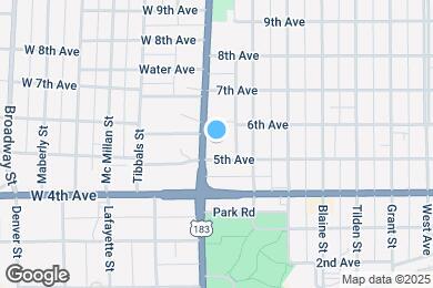 Map image of the property - 111 5th Ave