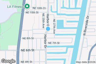 Map image of the property - 2601 NE 8th Ct