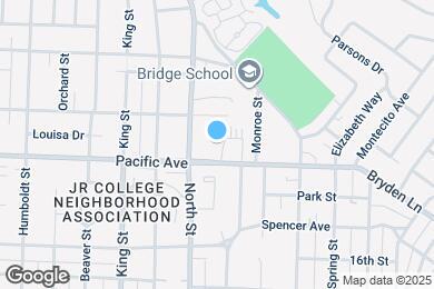 Map image of the property - Pacific Garden Apartments