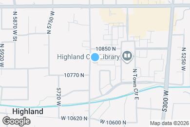 Map image of the property - 10786 N 5600 W