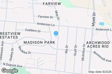 Map image of the property - 323 May Dr