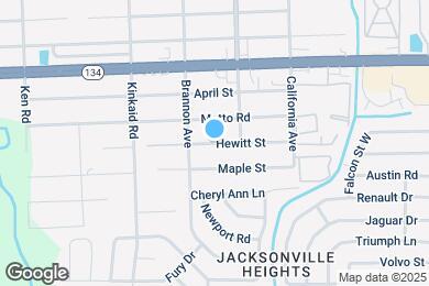 Map image of the property - 8231 Hewitt St