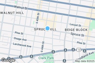 Map image of the property - 4320 Spruce St