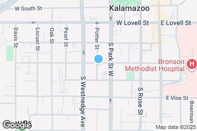 Map image of the property - 423 W Walnut St