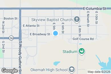 Map image of the property - 501 E Broadway St