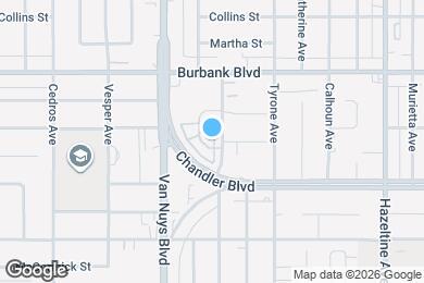 Map image of the property - 5455 Sylmar Ave