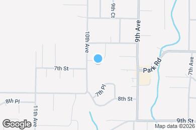 Map image of the property - 953 6th Way